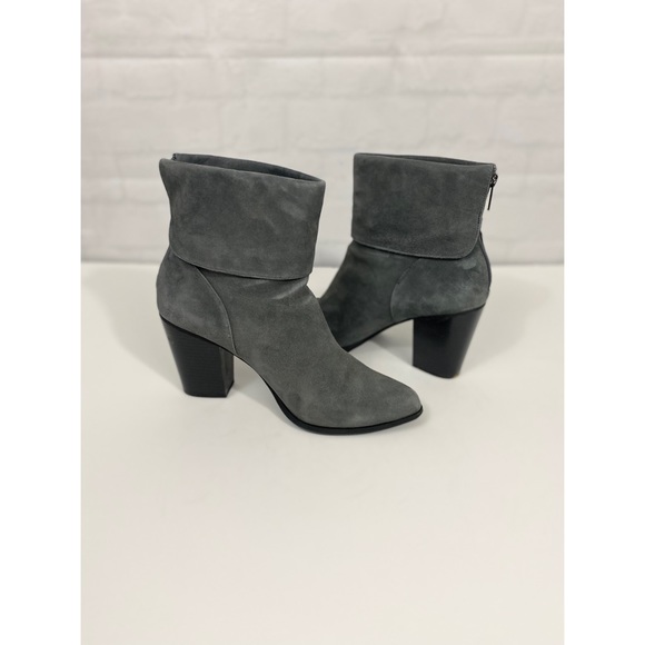 Alfani Gray Suede Boots Size 10 - Picture 1 of 7